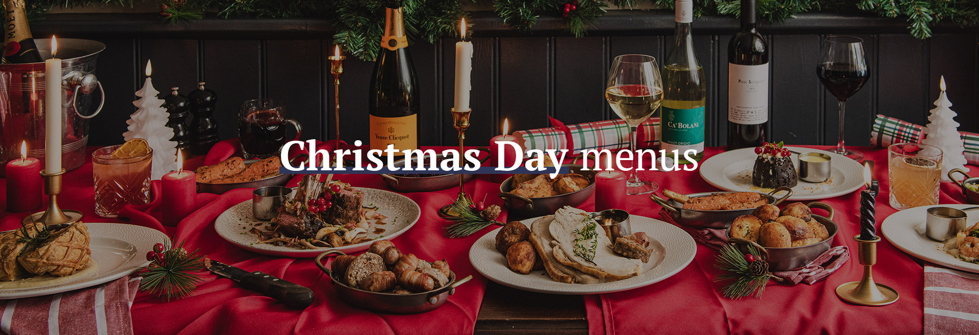 Christmas Day Menu at The Marquis of Granby