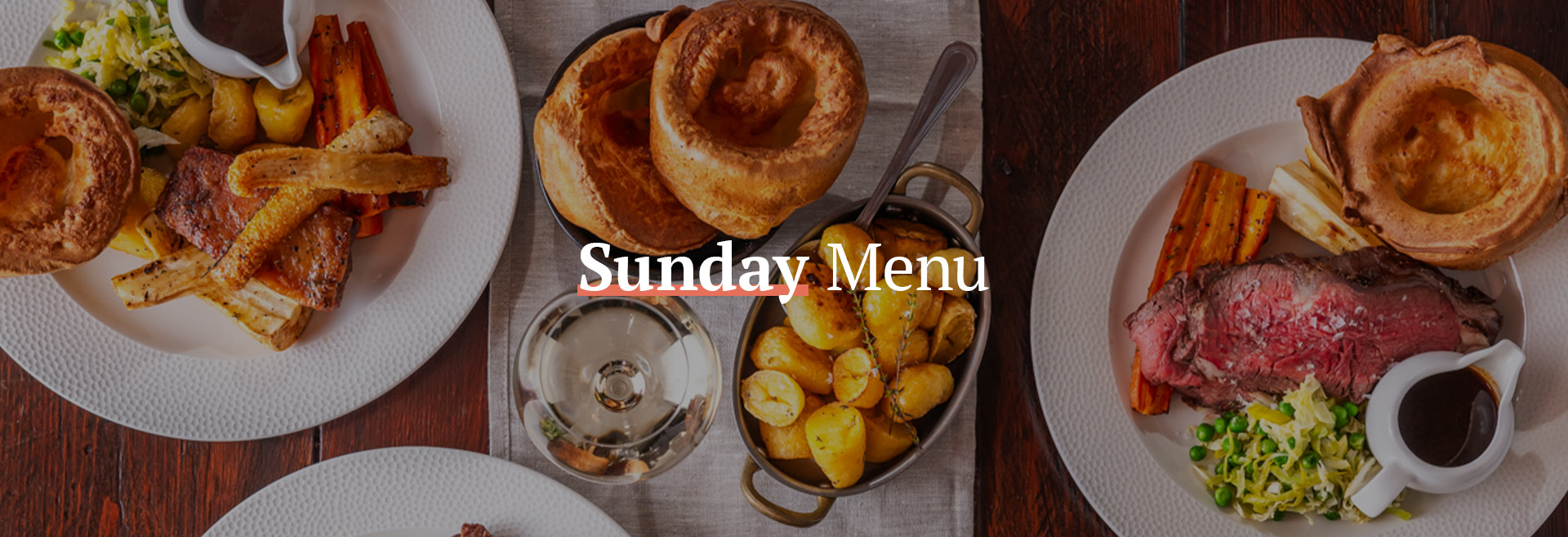 Sunday Menu at The Marquis of Granby