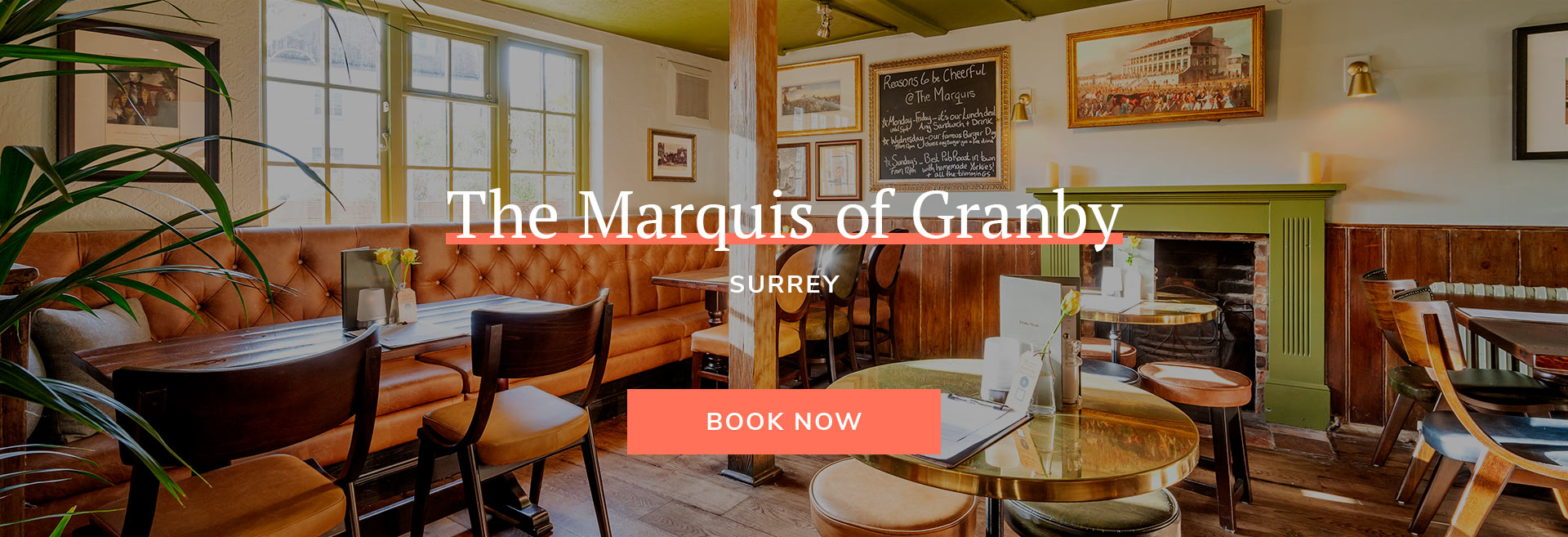 Come down to your local pub at The Marquis of Granby in Epsom